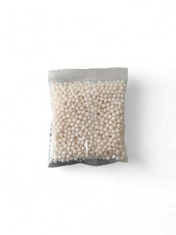 Valged puistetikomponendid, 5 mm, 100 g