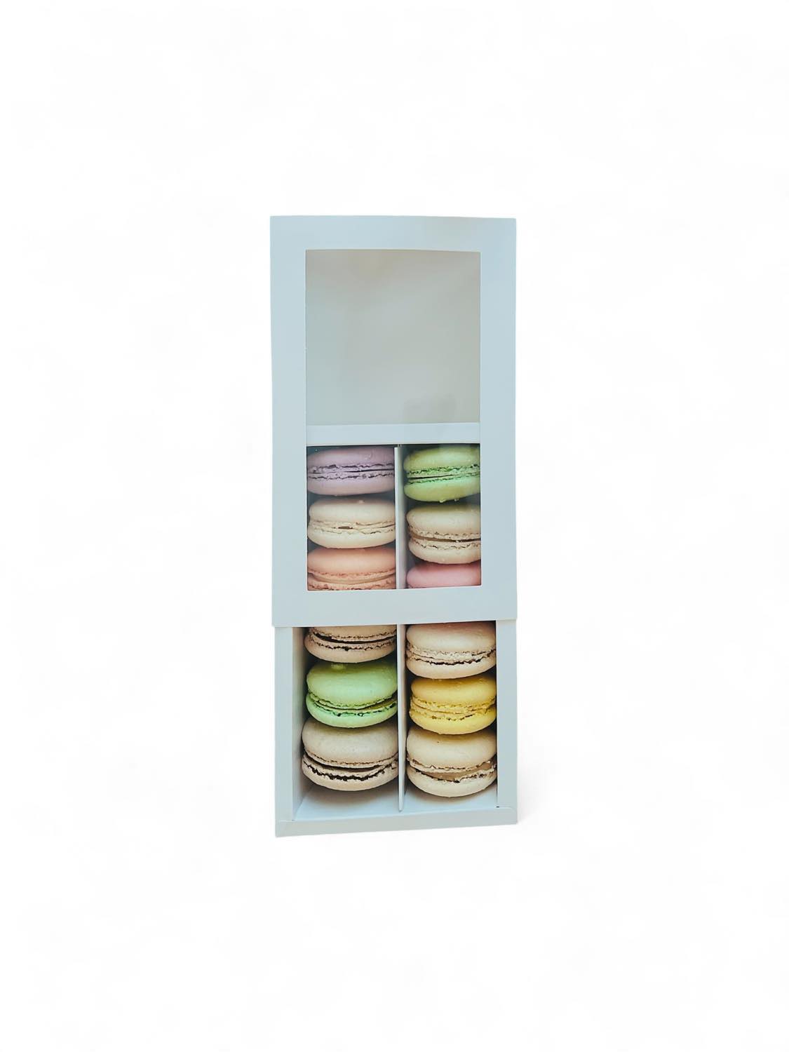 Kahekordne macarons-karp aknaga, 1 tk - Pilt 2
