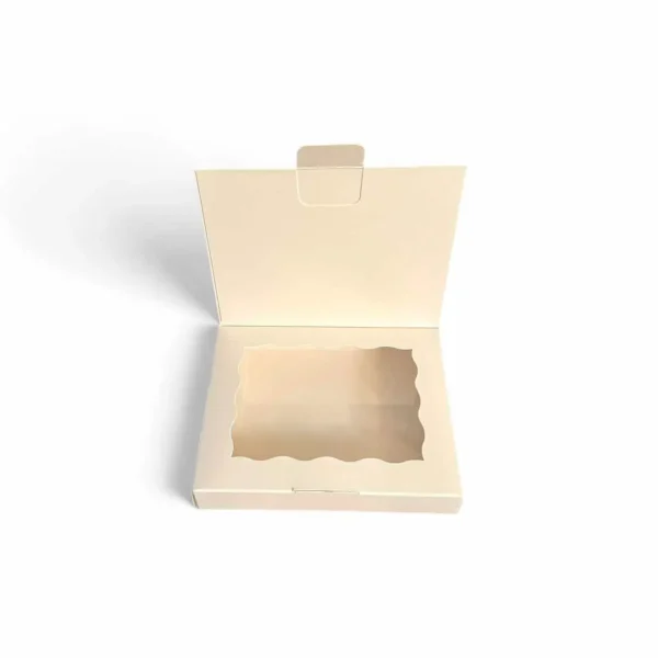 Küpsiste karp aknaga, 10 x 12,5 x 2 cm, 1 tk