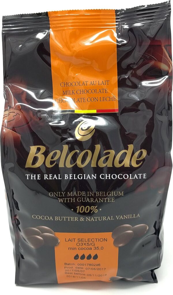 Belcolade piimšokolaad (35 %), 1 kg