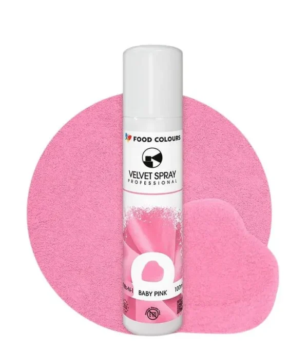 Pihustatav samet "Velvet spray", beebiroosa, 100 ml