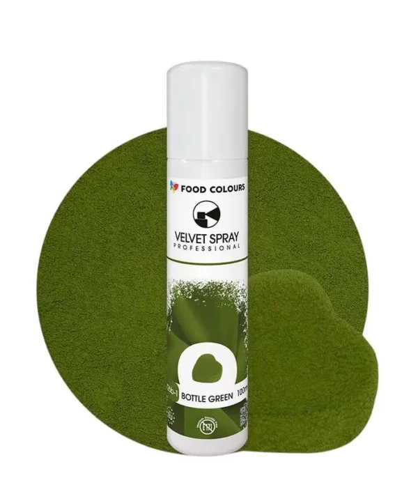 Pihustatav samet Velvet spray, roheline, 100 ml