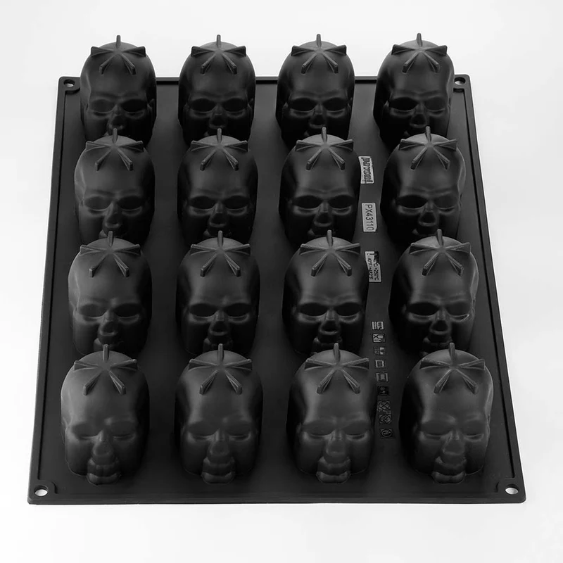Silikoonvorm "Skull PX43110", 1 tk. - Pilt 2